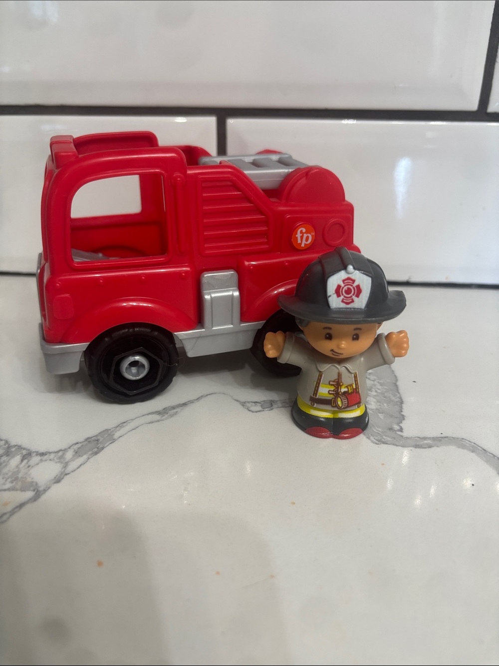 Little People Firefighter and Firetruck 2016